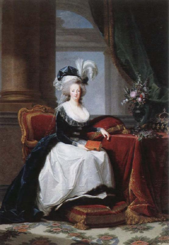 Elisabeth Louise Viegg-Le Brun marie antoinette Sweden oil painting art